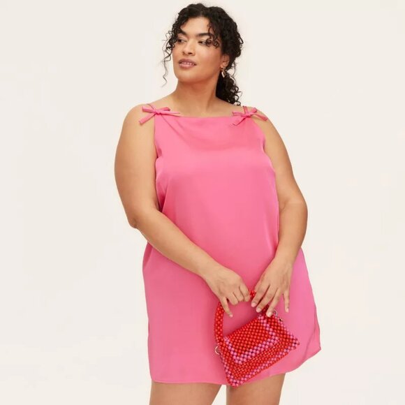 Kate Spade x Target Red & Pink Colorblock Beaded Bag - Picture 5 of 14